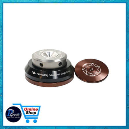 ฐานรองเครื่อง HIFISTAY : BALLERINO 60 SINGLE SWING (60 MM) SET OF 4 (BLACK/SILVER)_4